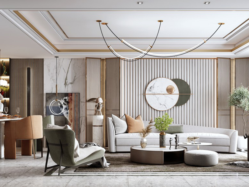 沙發(fā)背景墻掛畫小技巧，懂得給背景墻留白的才是掛畫高手