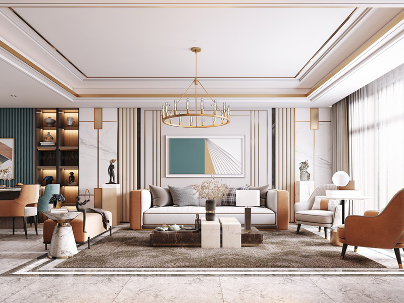 沙發(fā)背景墻掛畫小技巧，懂得給背景墻留白的才是掛畫高手