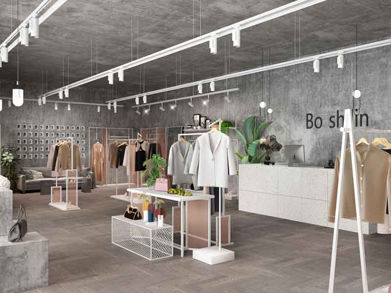 一間極具吸引力的現(xiàn)代簡歐服裝店裝修，怎么做