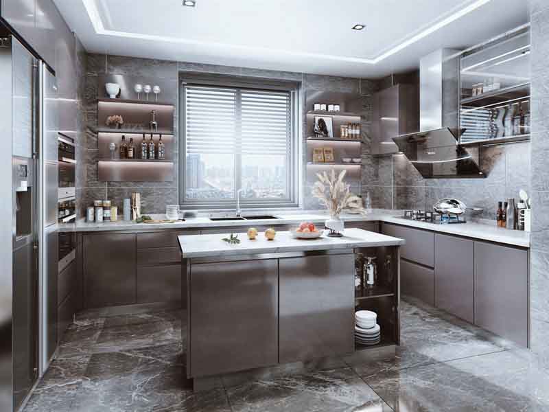 德陽廚房裝潢有講究，既節(jié)省空間又分布合理