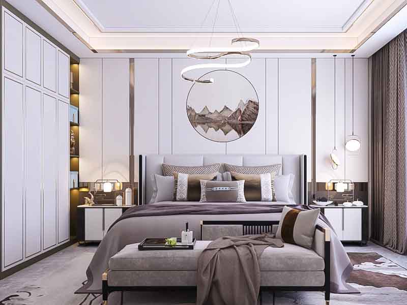 德陽主臥室設(shè)計(jì)如何才能顯得，溫馨舒適又時(shí)尚