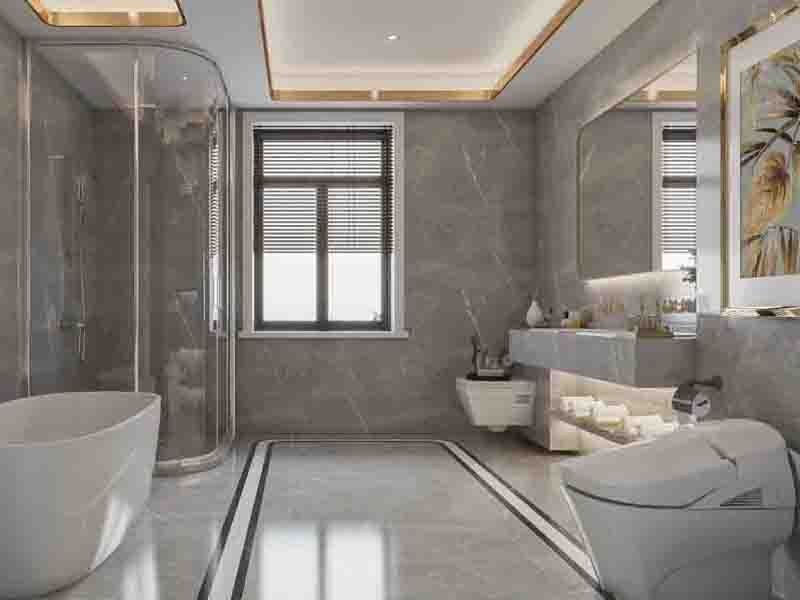 對于簡約裝修小型衛(wèi)生間，小而深的浴缸是