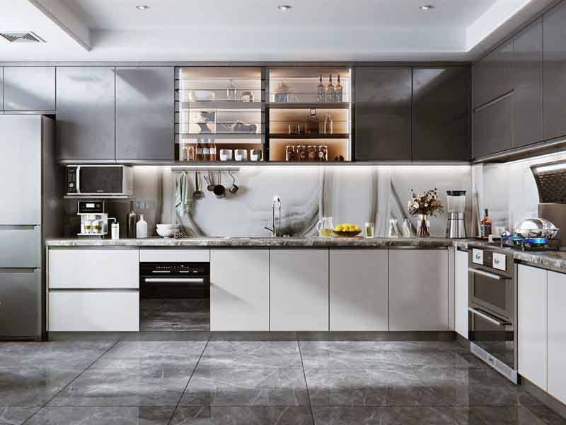 德陽(yáng)小廚房裝修原則，合理布局保證空間且不擁擠