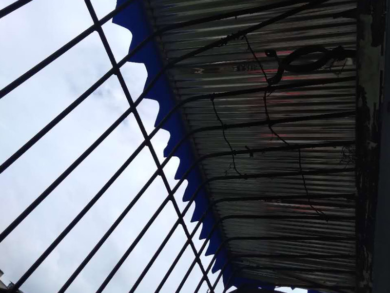 雨蓬，門口收口條安裝