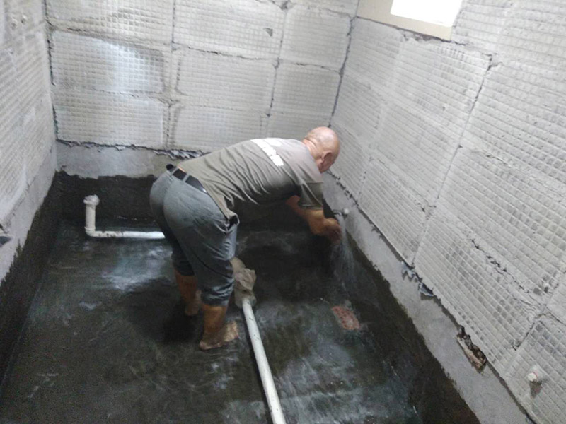 廁所瓷磚拆除，閉水試驗方案