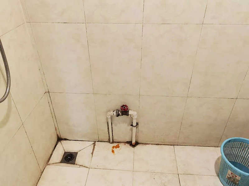 衛(wèi)生間貼磚裝修:衛(wèi)生間貼磚的流程首先先清掃地面，水泥砂漿找平，接著再定標高，彈線，地磚進水，攤鋪水泥砂漿，鋪貼石磚，最后灌縫，白水泥或者填縫劑都可以，或者做專業(yè)的美縫。