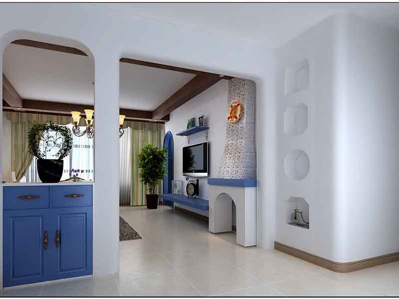 地中海風格裝修應(yīng)該怎么選擇色彩和處理線條