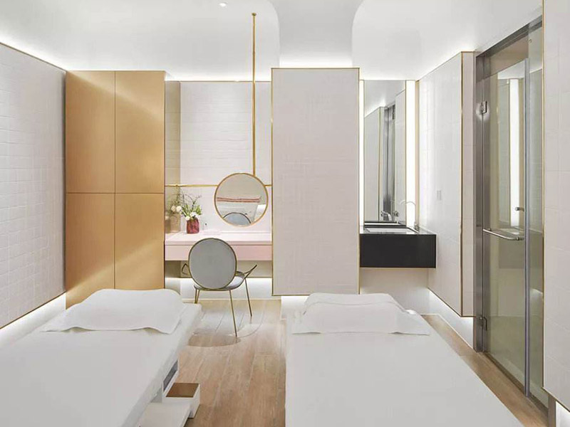 美容院裝修設(shè)計技巧分享，這樣的美容院裝修效果誰能不喜歡