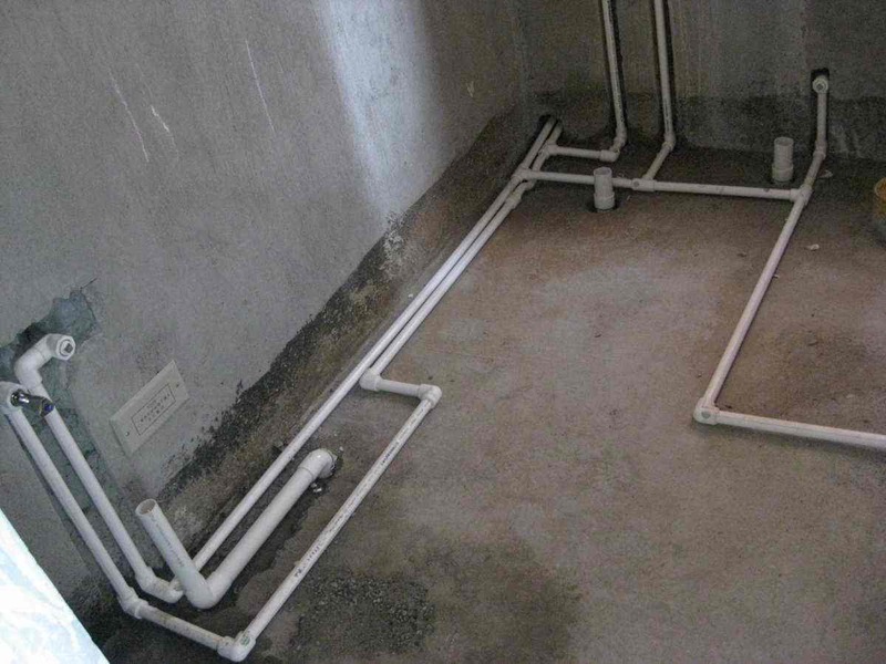 管道安裝改造施工方法，供水管線應先預