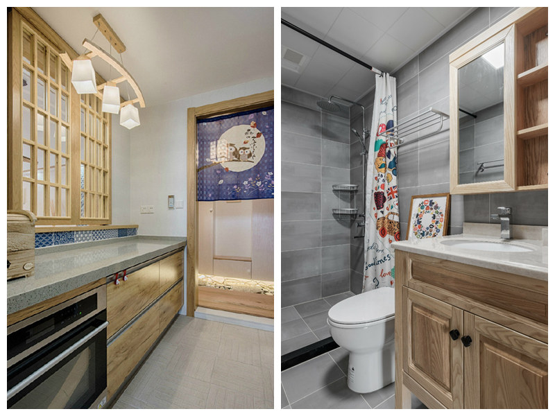 昨年底裝修完的衛(wèi)生間，瓷磚縫潮濕干不