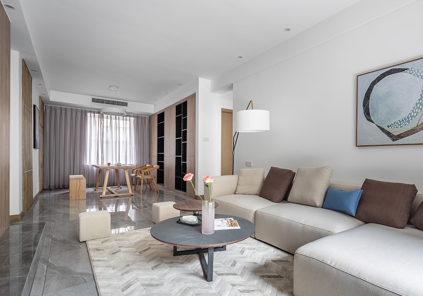 75平舊房翻新裝修案例欣賞，翻新前后