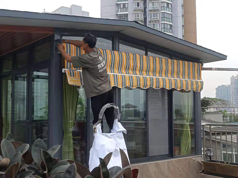 遮雨棚壞了怎么維修？舊雨棚拆除更換要