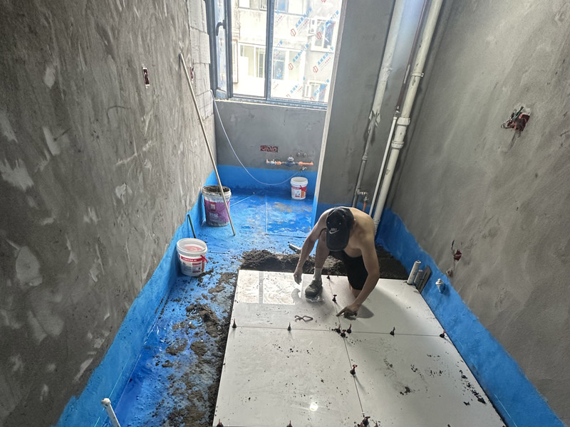 衛(wèi)生間舊瓷磚不砸怎么改造水管_北京_