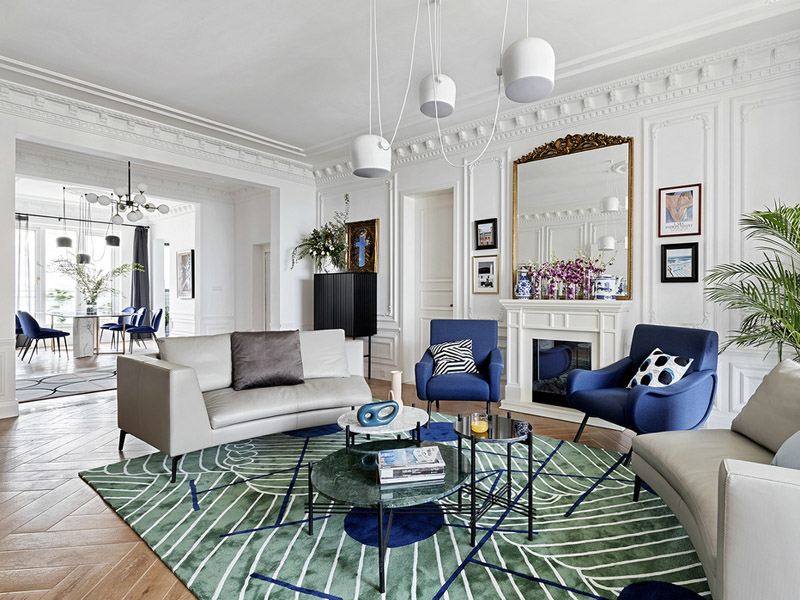 雙寶設(shè)計 法式風(fēng)格 客廳