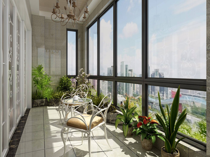 陽(yáng)臺(tái)墻面裝飾,陽(yáng)臺(tái)室內(nèi)裝飾公司,中式