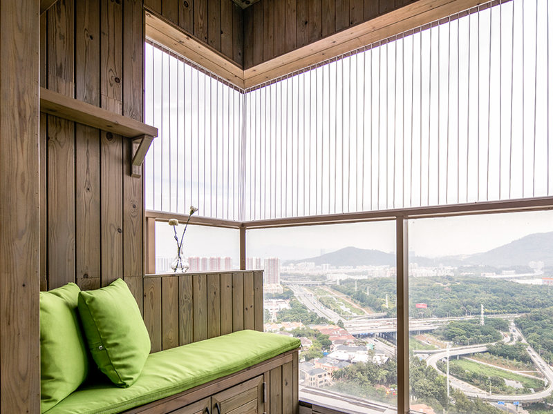 長沙舊房陽臺(tái)翻新實(shí)景圖