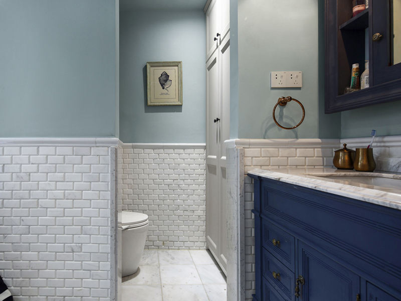 小戶(hù)型歐式風(fēng)格衛(wèi)生間效果圖