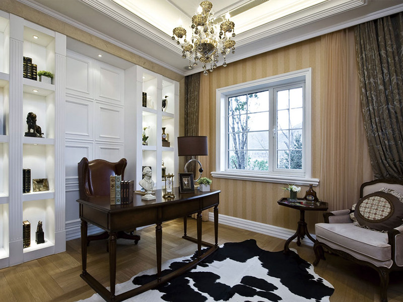 復(fù)式樓書(shū)房裝修案例