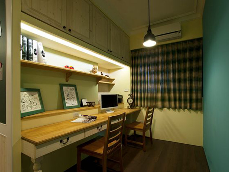 復(fù)式樓書(shū)房裝修案例