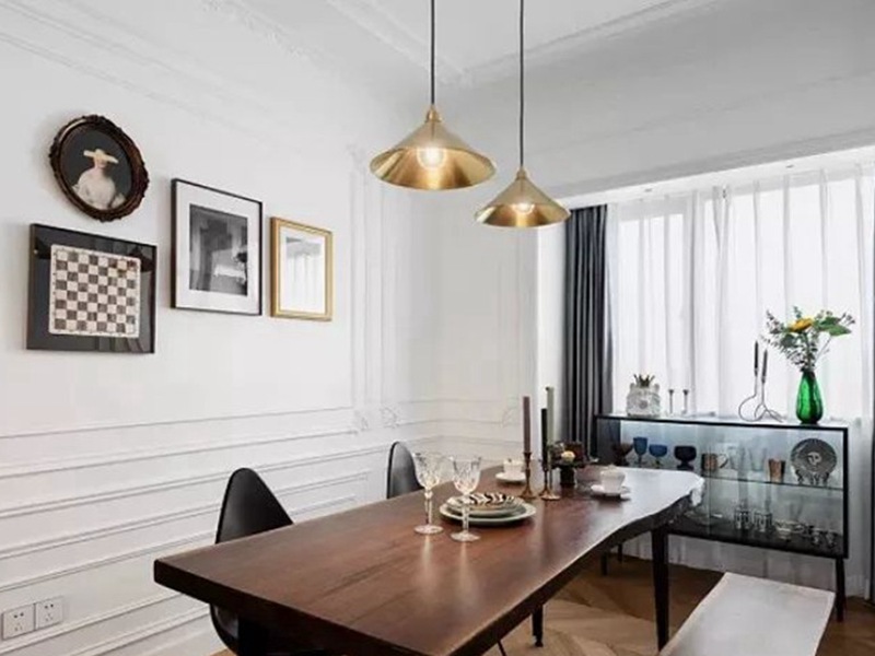 舊房改造田園風餐廳裝修圖