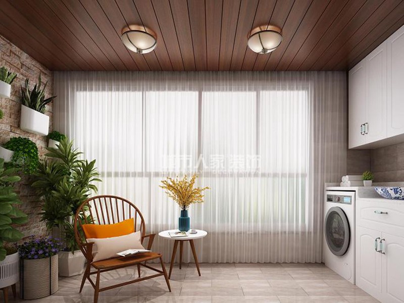 二手房墻面刷新歐式風陽臺