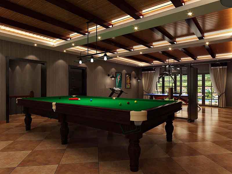 廊坊市廣陽(yáng)區(qū)臺(tái)球廳裝修設(shè)計(jì)圖