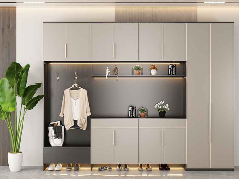 南昌市灣里區(qū)玄關鞋柜裝修效果圖