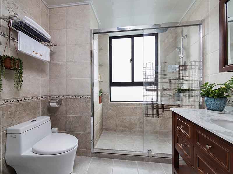 江門(mén)蓬江杜阮衛(wèi)生間翻新裝修-地面貼磚