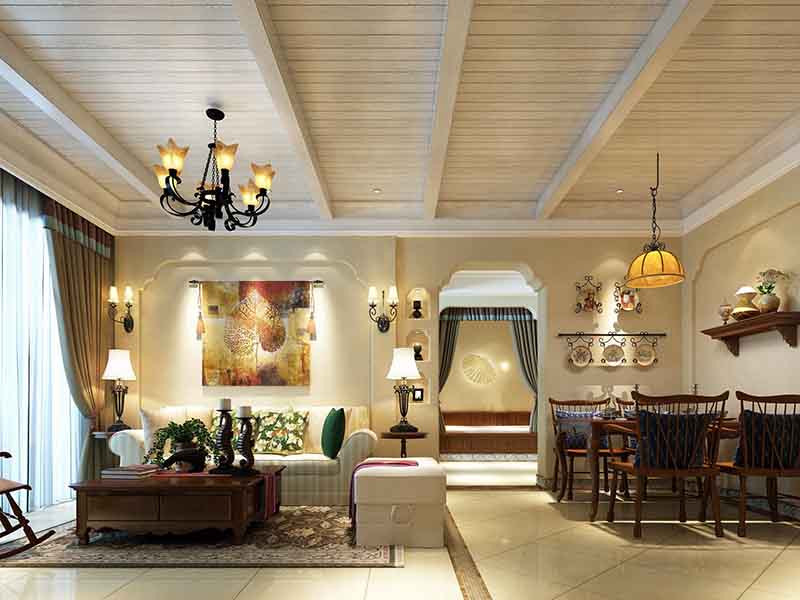 江門開(kāi)平幸福家庭水電裝修-吊頂安裝