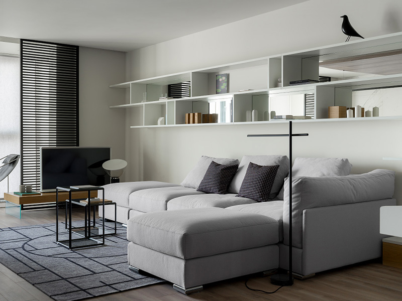 邢臺市橋西區(qū)新房裝修改造-客廳翻新