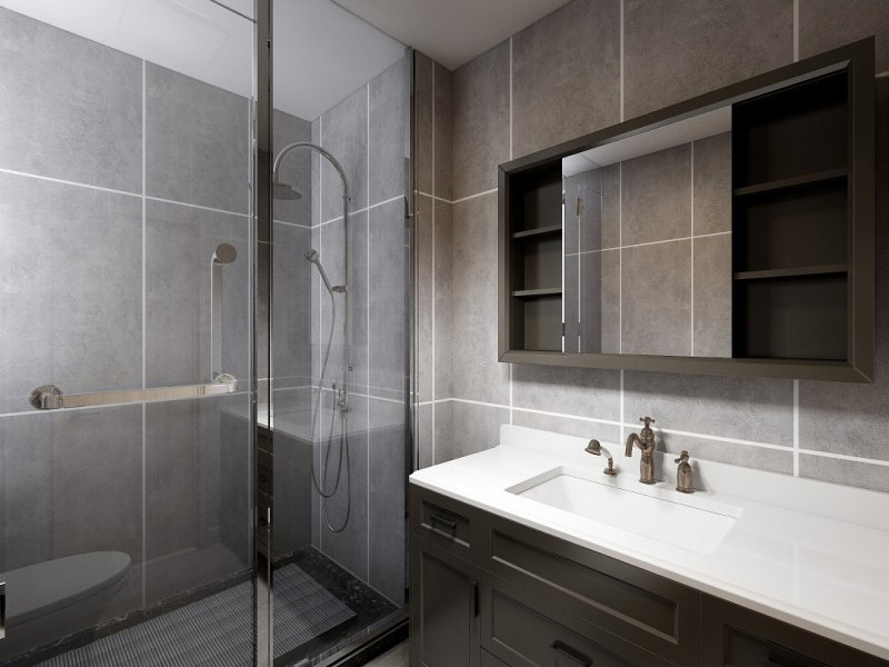 安陽市北關區(qū)公寓裝修設計-衛(wèi)生間裝修