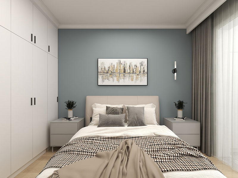 拉薩市達孜區(qū)復式別墅裝修設計-臥室設計