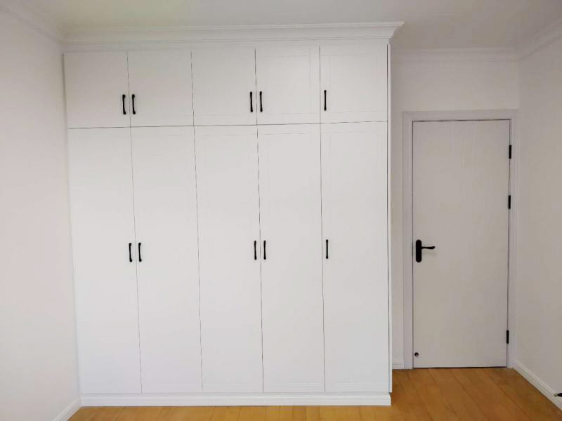 馬鞍山市花山區(qū)53平小戶型局部翻新裝修-衣柜設計