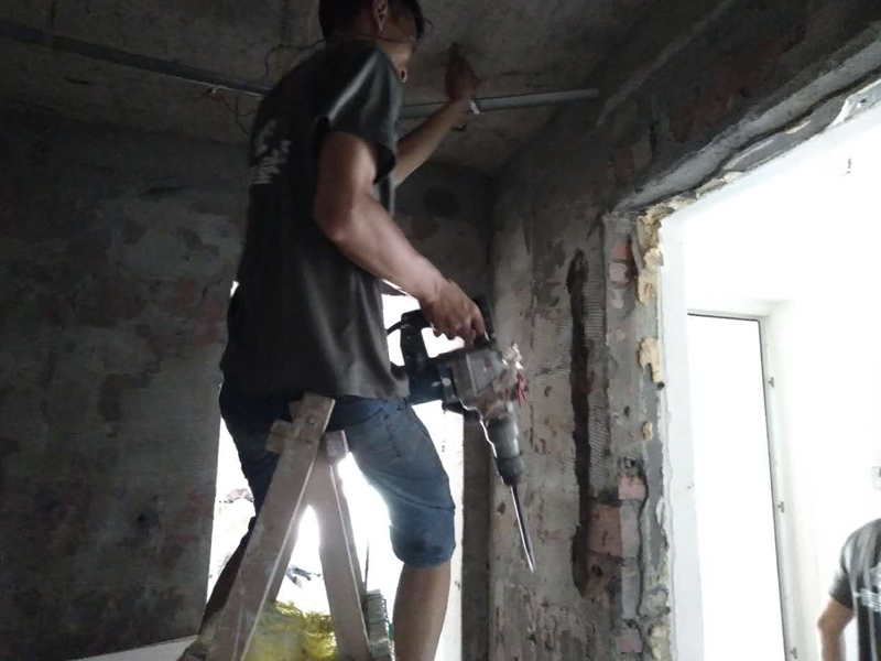 電路開槽、拆除打孔