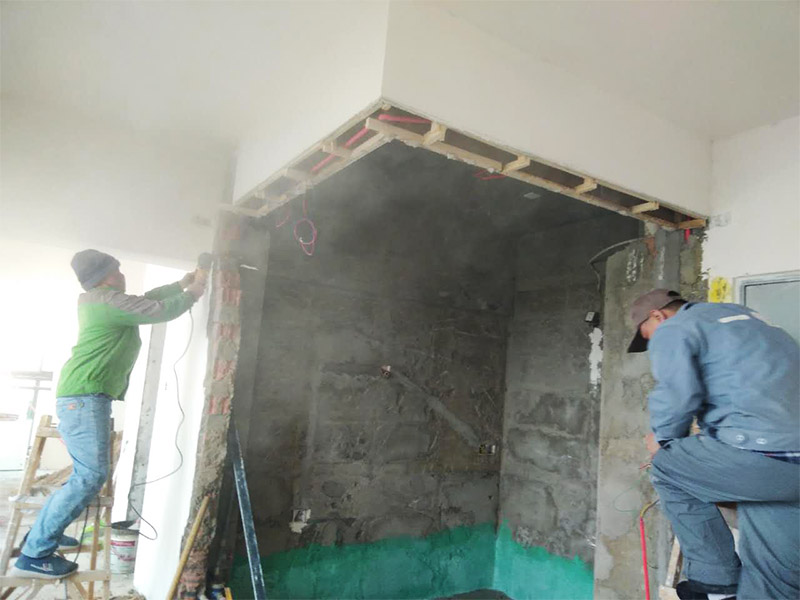 墻體拆除，石膏找平